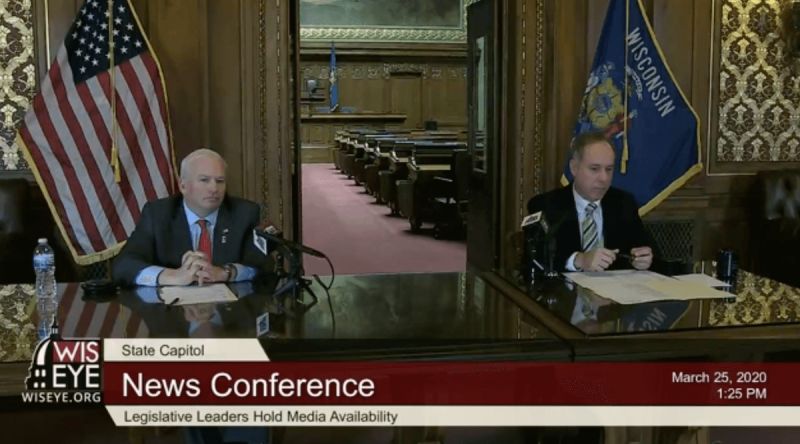 These Republicans Said Wisconsin Needed Another COVID Relief Bill. Now They’re Silent.