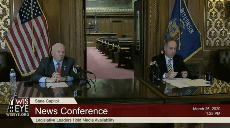 These Republicans Said Wisconsin Needed Another COVID Relief Bill. Now They’re Silent.