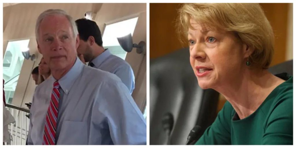 Wisconsin's U.S. senators Ron Johnson, a Republican, and Tammy Baldwin, a Democrat.