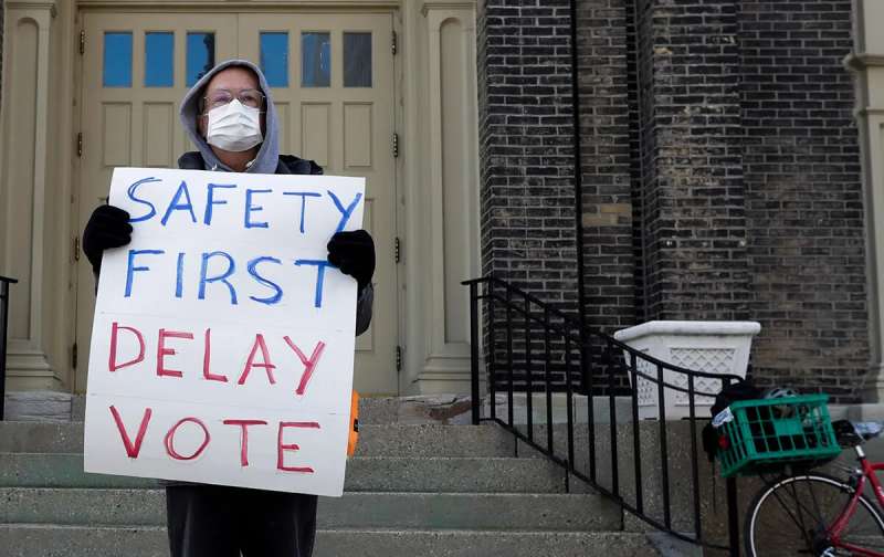 Wisconsin has its first COVID-19 cases related to April 7 election.