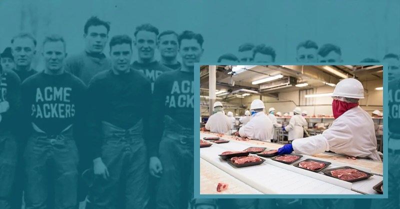 The meatpackers of today deserve the respect shown to packers since Green Bay's original Acme Packers football team.