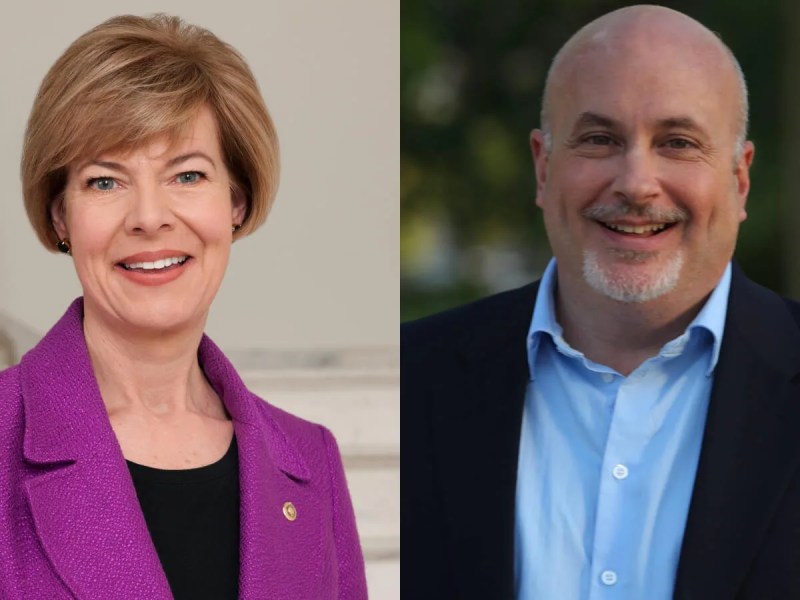 Sen. Tammy Baldwin (D-Wis.) and U.S. Rep. Mark Pocan (D-Madison)