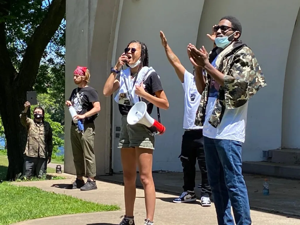 Eau Claire Residents Take to the Streets to Protest Death of George Floyd