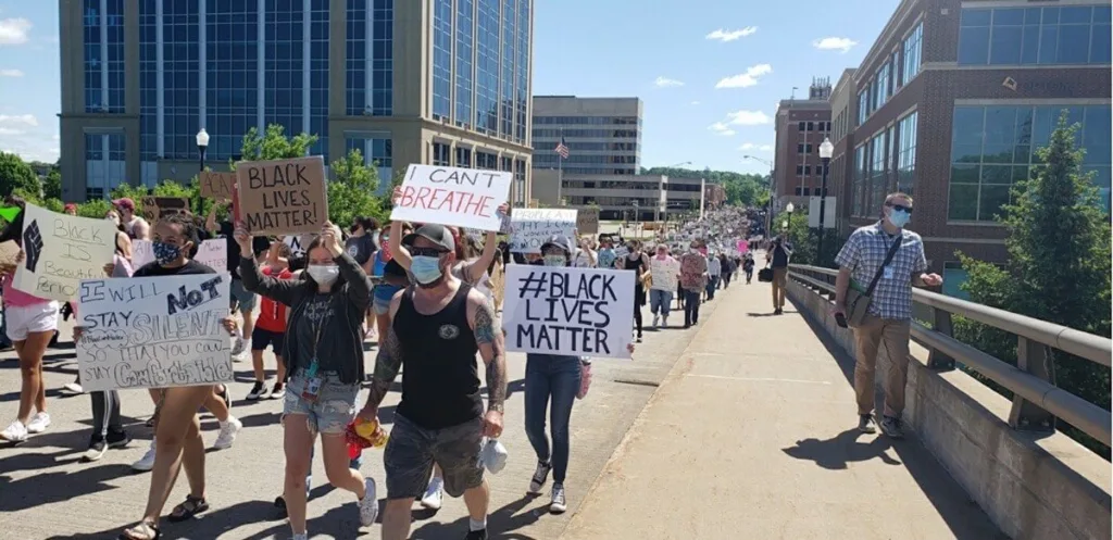 Wausau protest march