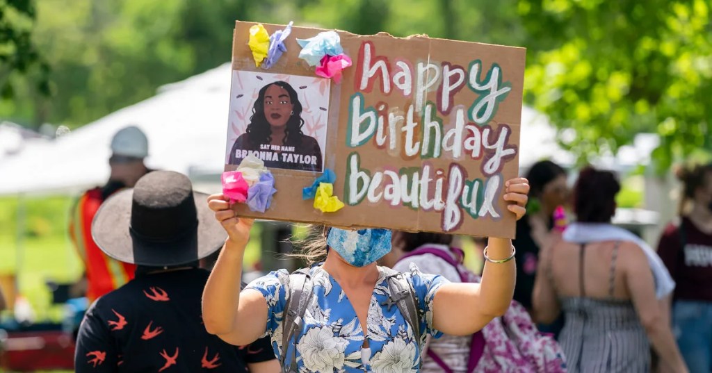 Madison Holds Birthday Party for Breonna Taylor