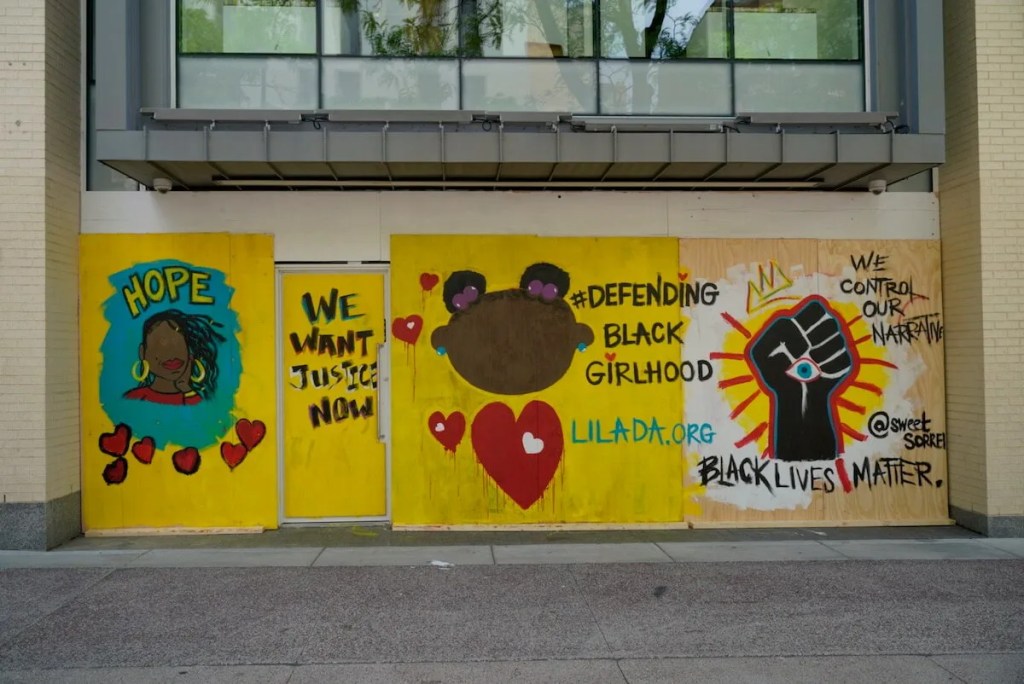 IN PHOTOS: Murals Honoring Black Lives Now Adorn Boarded-Up Businesses on State Street