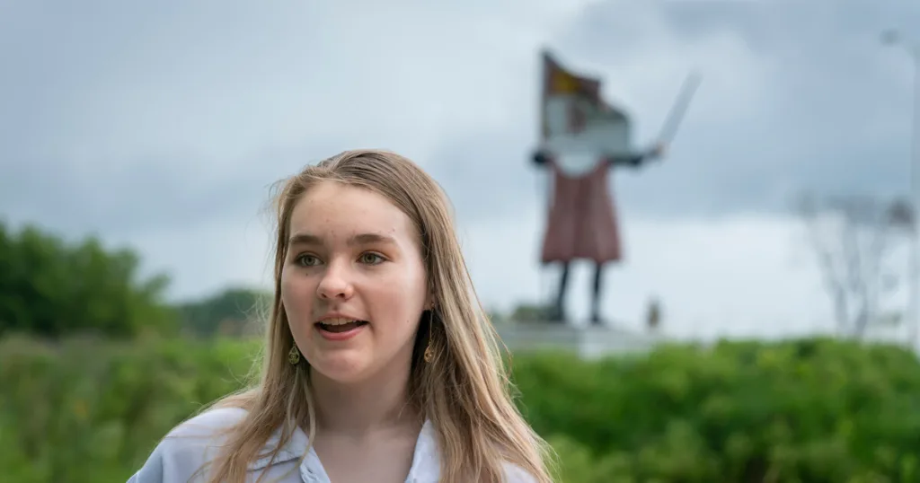 This 16-Year-Old Led the Push to Bring Down Columbus Statue in Columbus, WI