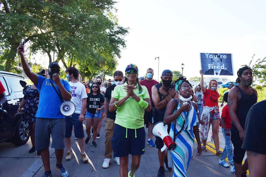 Milwaukee protesters 100 days