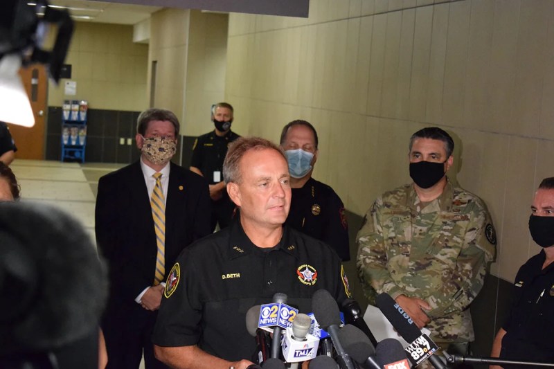 Kenosha County Sheriff David Beth claims he hasn't seen Jacob Blake video.