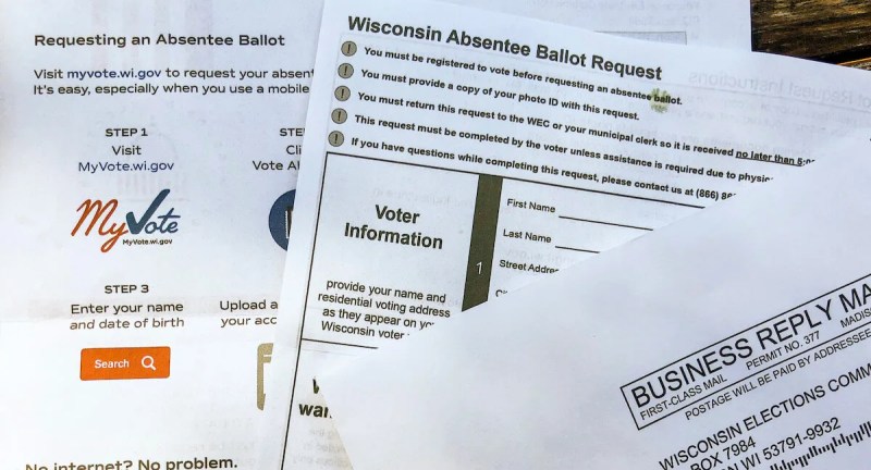 Tom Tiffany says he would eliminate most mail-in voting