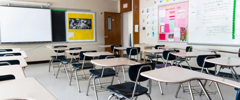 Empty classroom