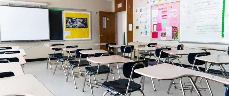 Empty classroom