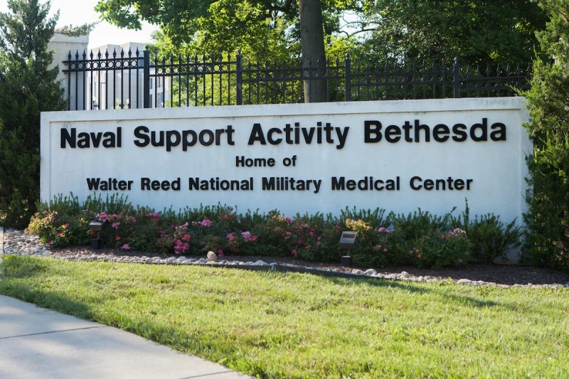 President Donald Trump will spend a “few days” at Walter Reed National Military Medical Center