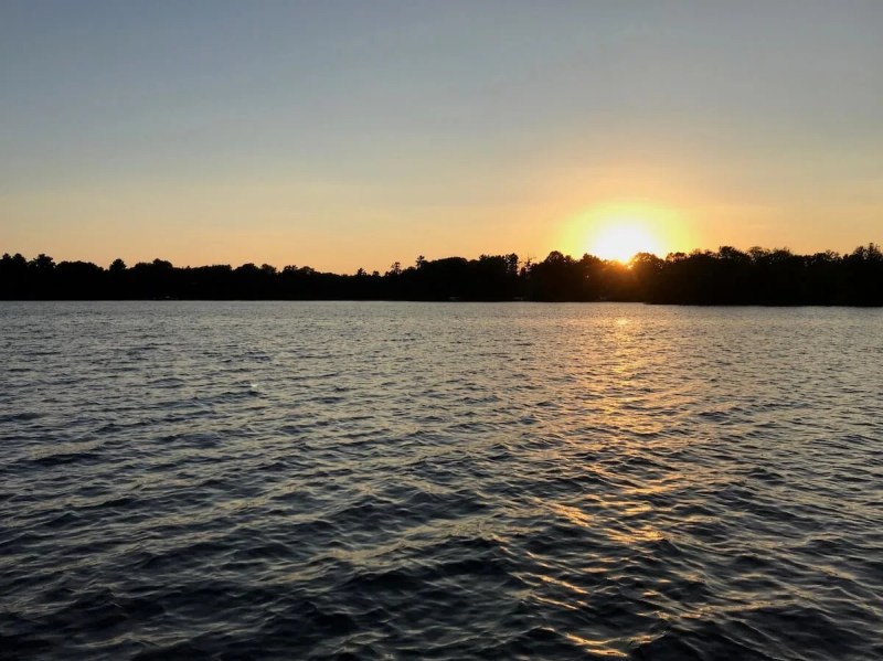 Few things can melt away life's daily challenges and spark gratitude quite like being on Lake Wissota at sunset. (Photo by Pat Kreitlow)