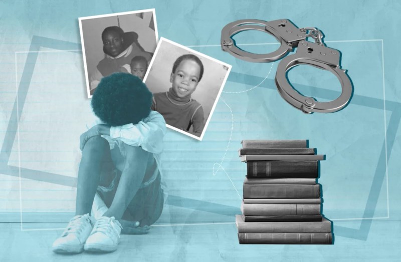 (Graphic by Morgaine Ford-Workman; childhood photos provided by Garland Hampton and Dominee Meek)