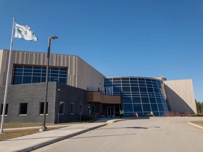 The Ho Chunk Community Center in Black River Falls. (Photo by Christina Lieffring)