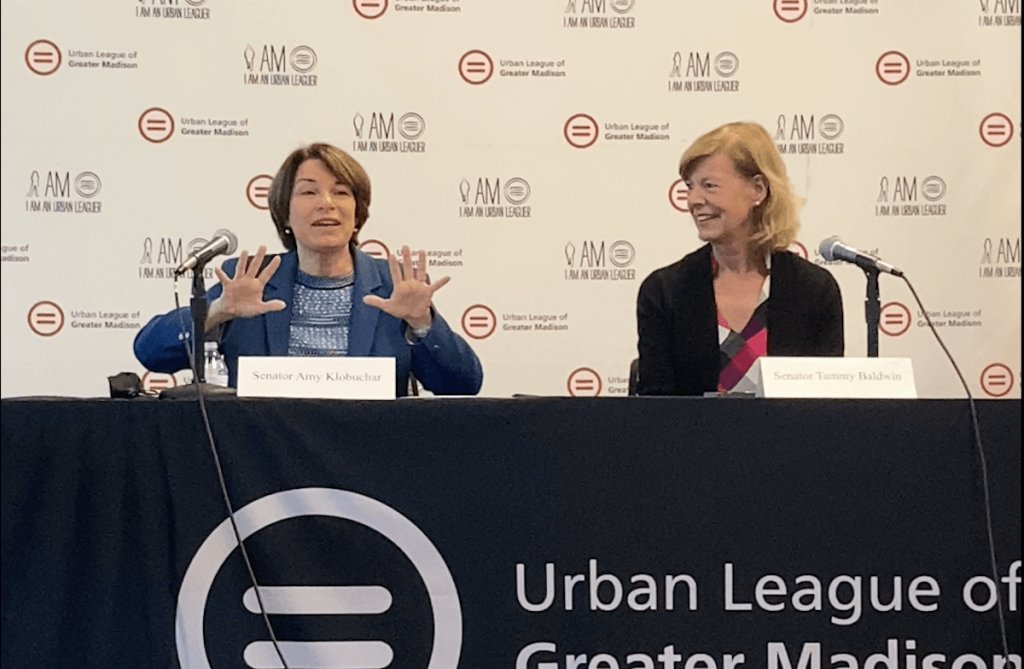 Sens. Baldwin, Klobuchar Meet With Voting  Rights Advocates in Madison