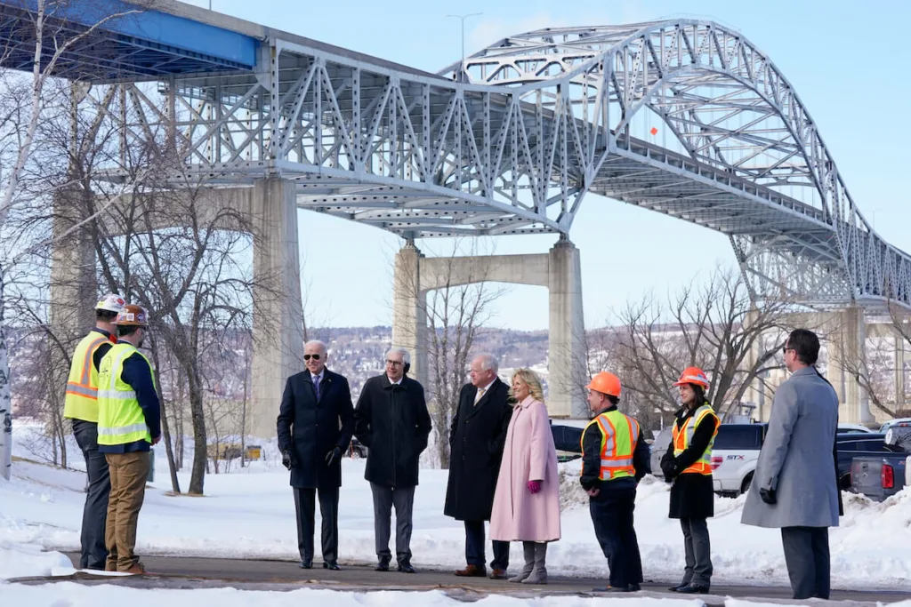 Biden at Blatnik Bridge