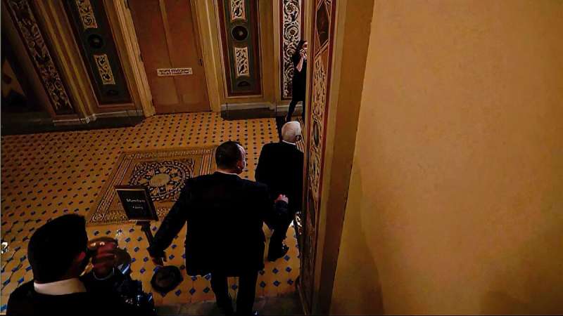 Pence Flees