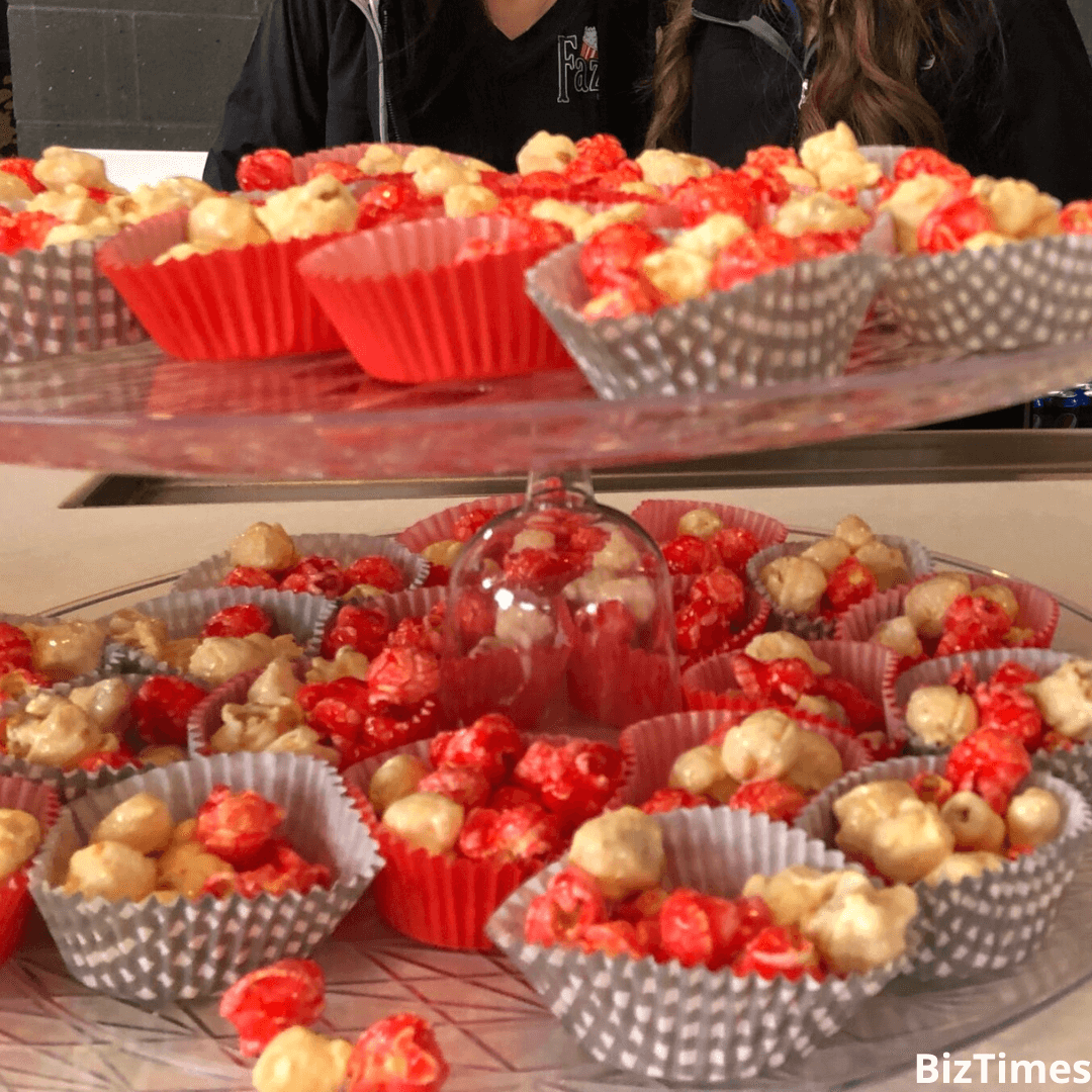 Red velvet popcorn