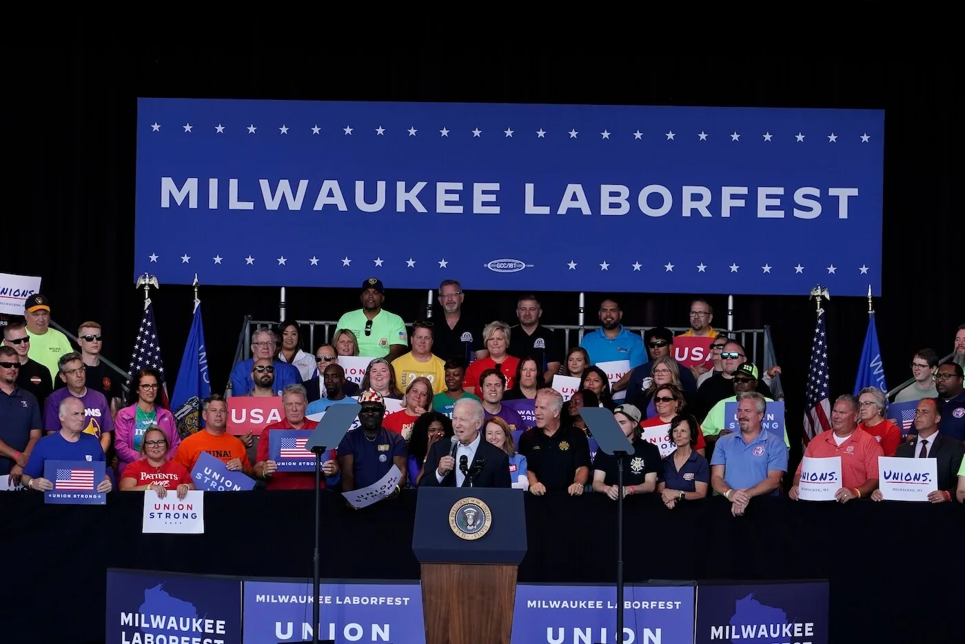 Biden Labor Day Milwaukee
