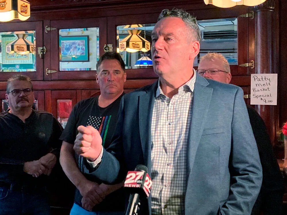 Republican Tim Michels won’t answer simple questions about avoiding conflict of interest