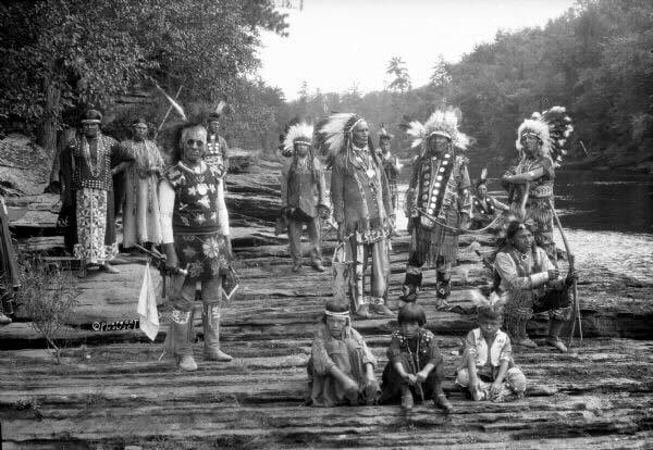 Native American Heritage Month. Native American tribe near the Wisconsin Dells.
