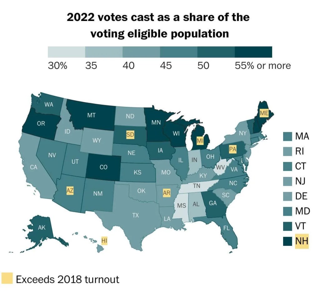 Midterm Voters Came Within One Percentage Point of Breaking Wisconsin’s Turnout Record