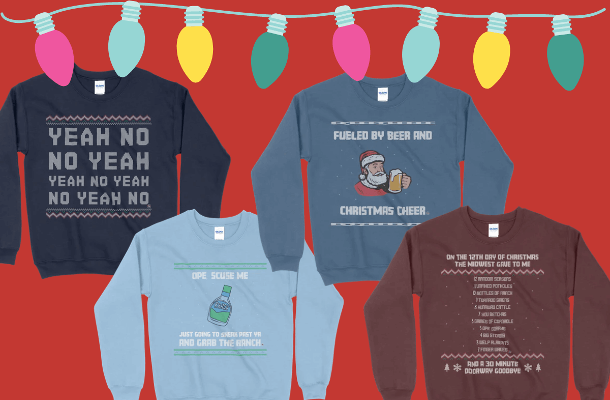 We Found the Perfect ‘Ugly’ Sweaters For Four Kinds of Midwesterners