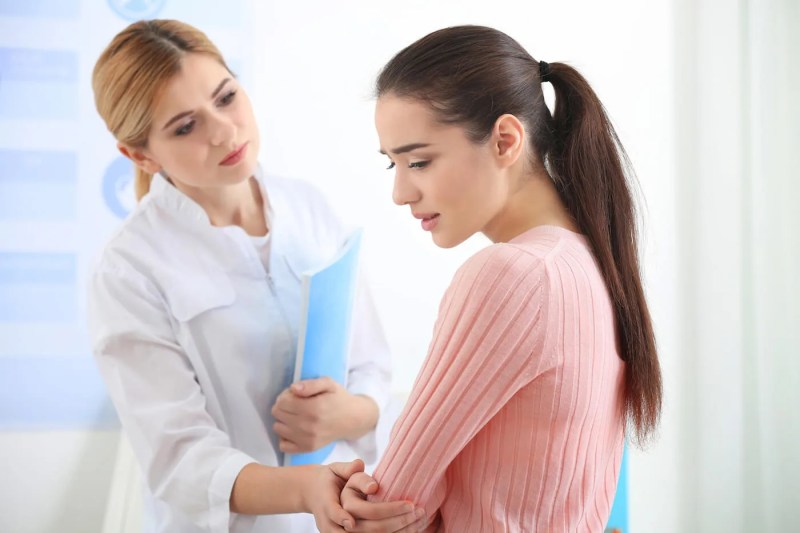 Doctor and female patient