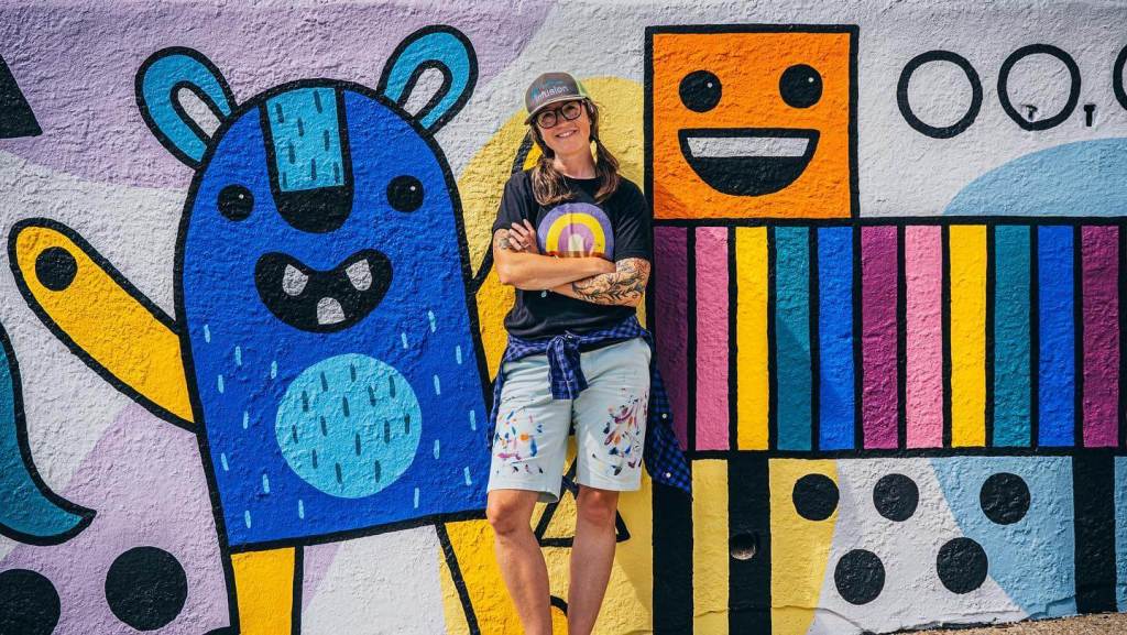 Meet the Woman Making Wisconsin Buildings Brighter One Mural at a Time