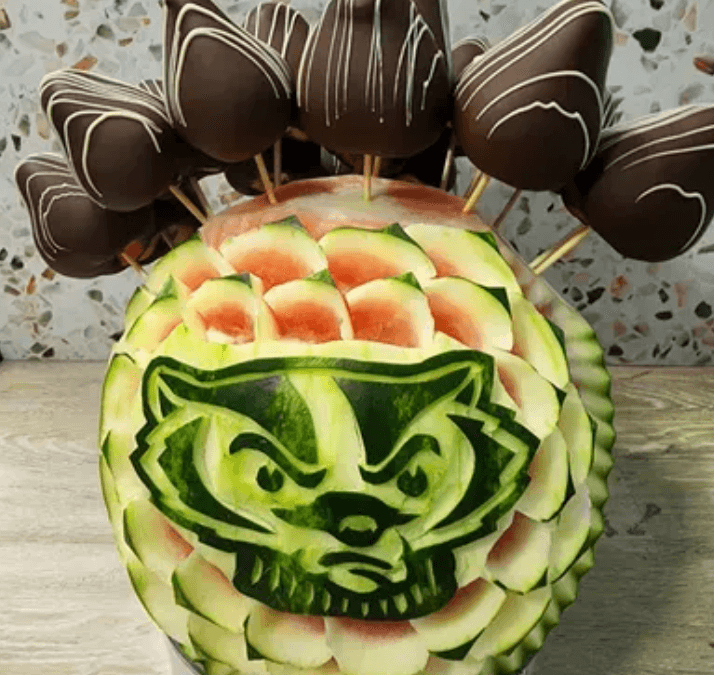 Chemist by day, carver by night: The delicious double life of a Madison fruit artist