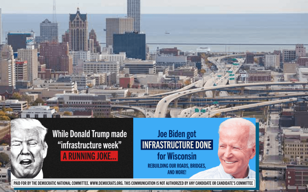 Biden supporters take a victory lap in Milwaukee on 2nd anniversary of a landmark infrastructure bill