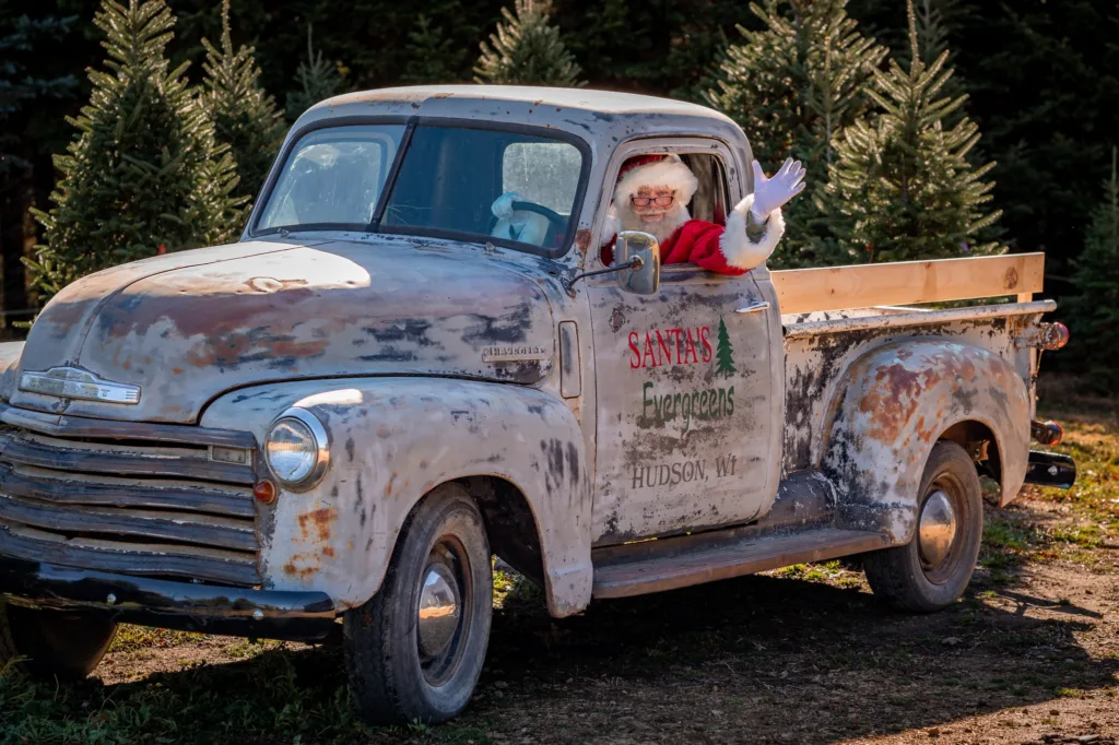 Jingle all the way to these Christmas tree farms & light shows in Wisconsin