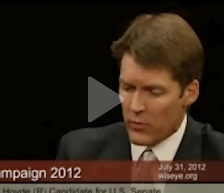 VIDEO: Senate Candidate Eric Hove Supports Pushing Back Retirement Benefits for Young Workers