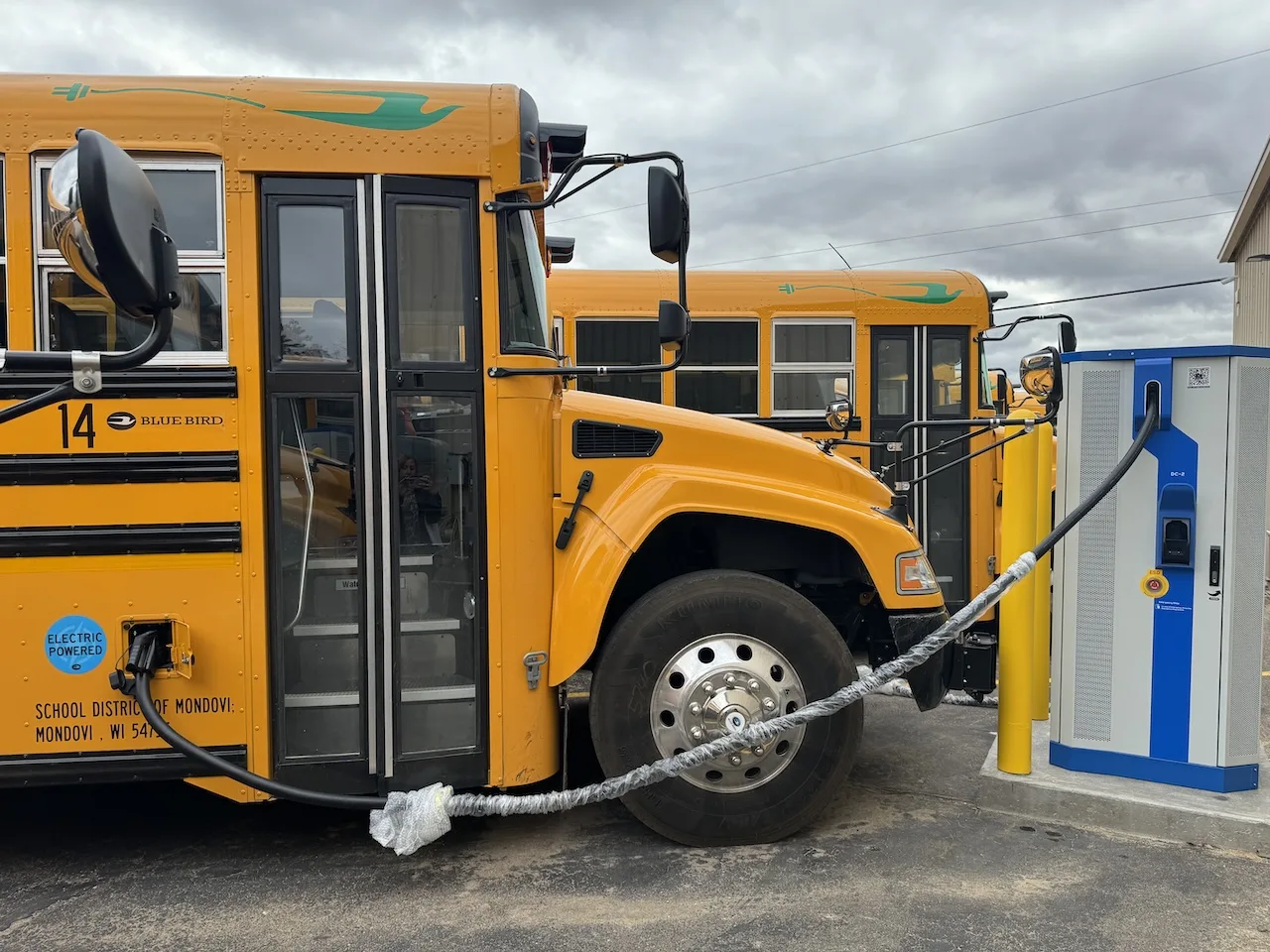 Plugged in: How one Wisconsin school bus driver likes his new electric bus