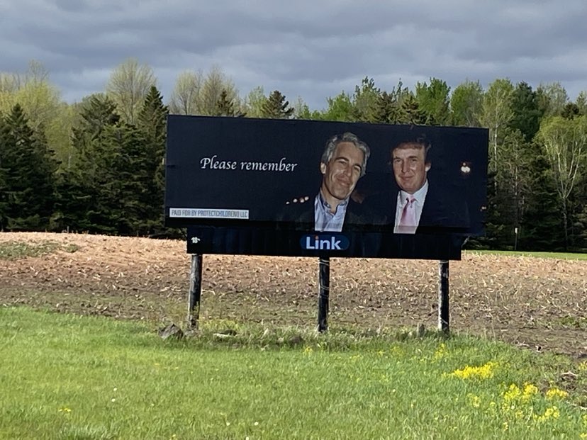 Mysterious Trump and Epstein billboards are popping up across Wisconsin