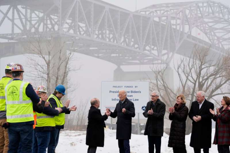 Despite claims by Sean Duffy, the infrastructure spending in Wisconsin originated with President Biden's Bipartisan Infrastructure Law.