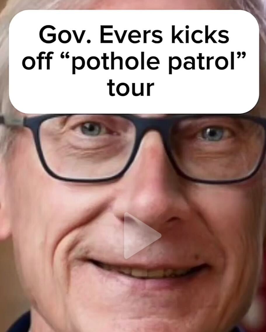 VIDEO: Gov. Evers Kicks off “Pothole Patrol” Tour