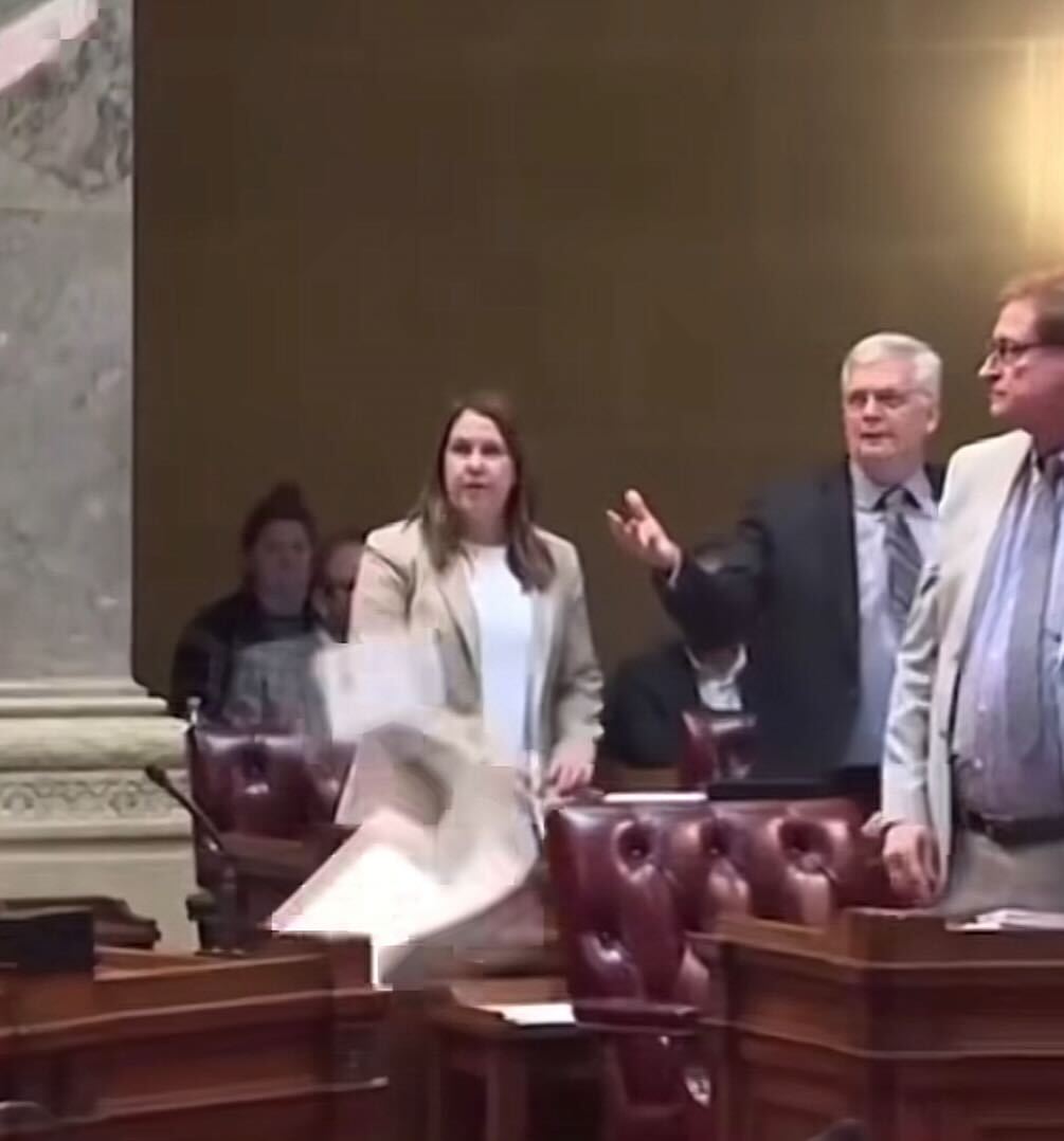 VIDEO: Chaos Erupts as Republicans Adjourn Session to Block Democratic Overrides