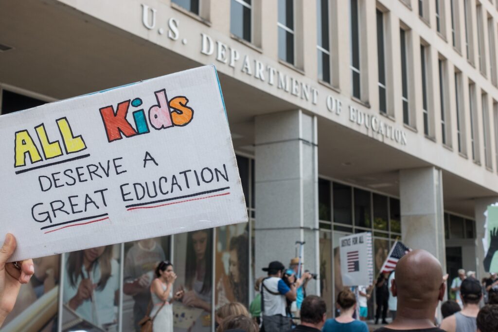 Education march in DC