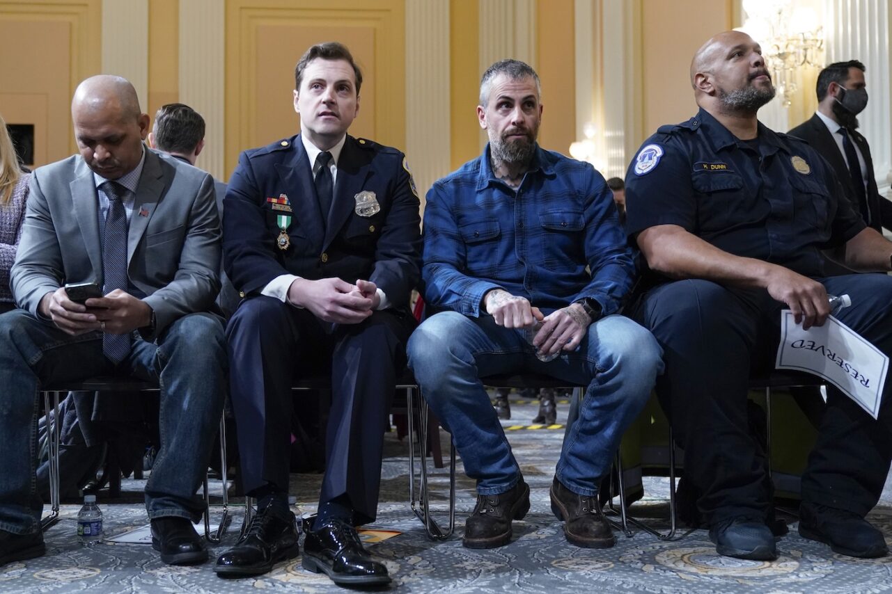 Two more police officers attacked on Jan. 6 come to Wisconsin to warn that Trump could again spark violence Two more police officers attacked on Jan. 6 come to Wisconsin to warn that Trump could again spark violence