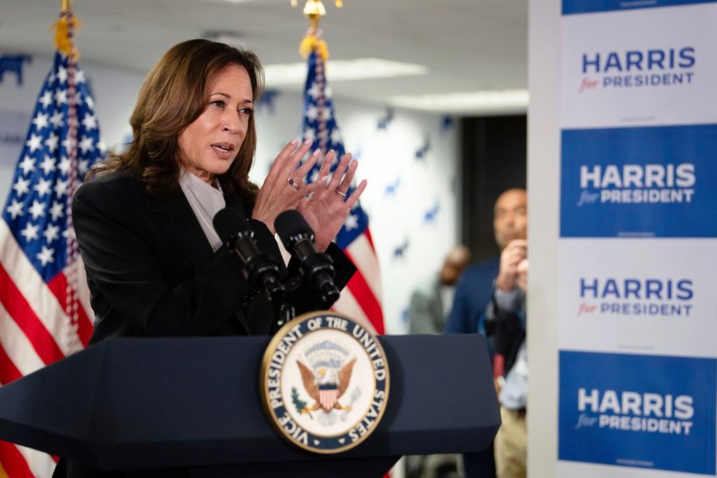 Harris kicks off campaign by focusing on future, highlighting plans to help families