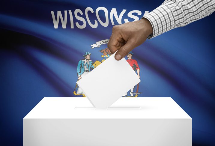 Primary election voting in Wisconsin