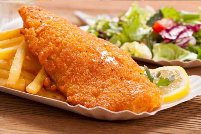 Fried perch.