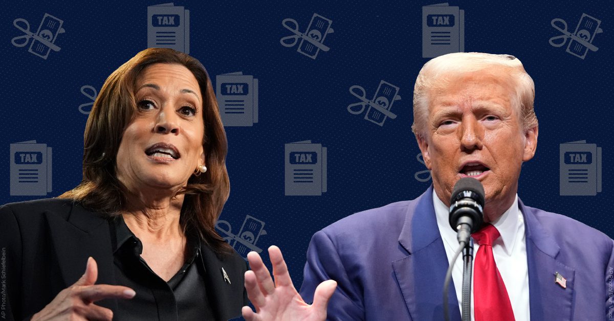 Harris wants to give working families a tax cut and raise taxes on corporations. Trump would do the opposite.