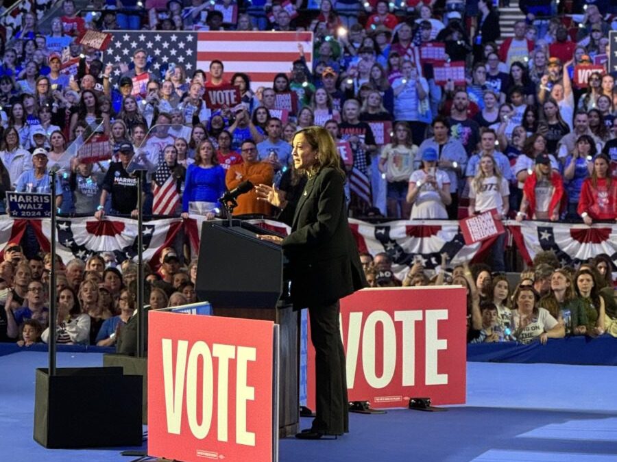 Harris makes pitch to young voters in Madison Rally-Concert