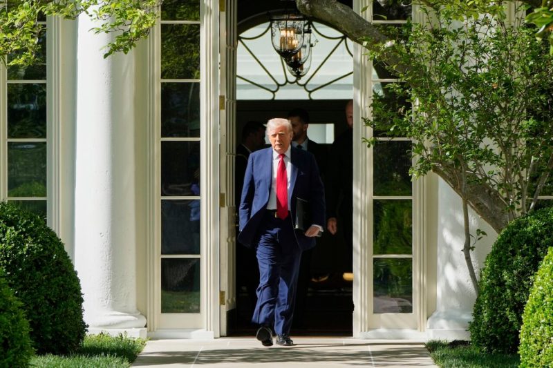 Trump leaving White House