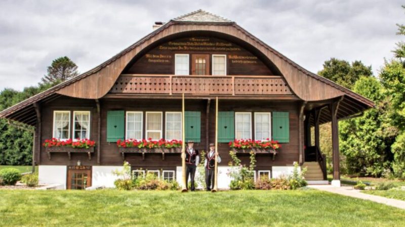 New Glarus, WI, and its Swiss-inspired architecture.