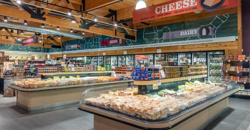 Interior of Brennan's Cheese Shop in Madison